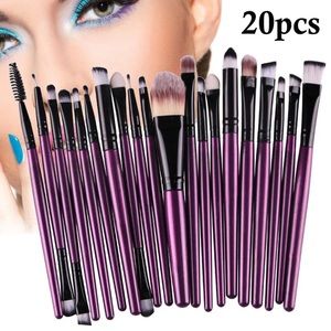20pcs Makeup BRUSHES Kit Set Powder Foundation Eyeshadow Eyeliner
